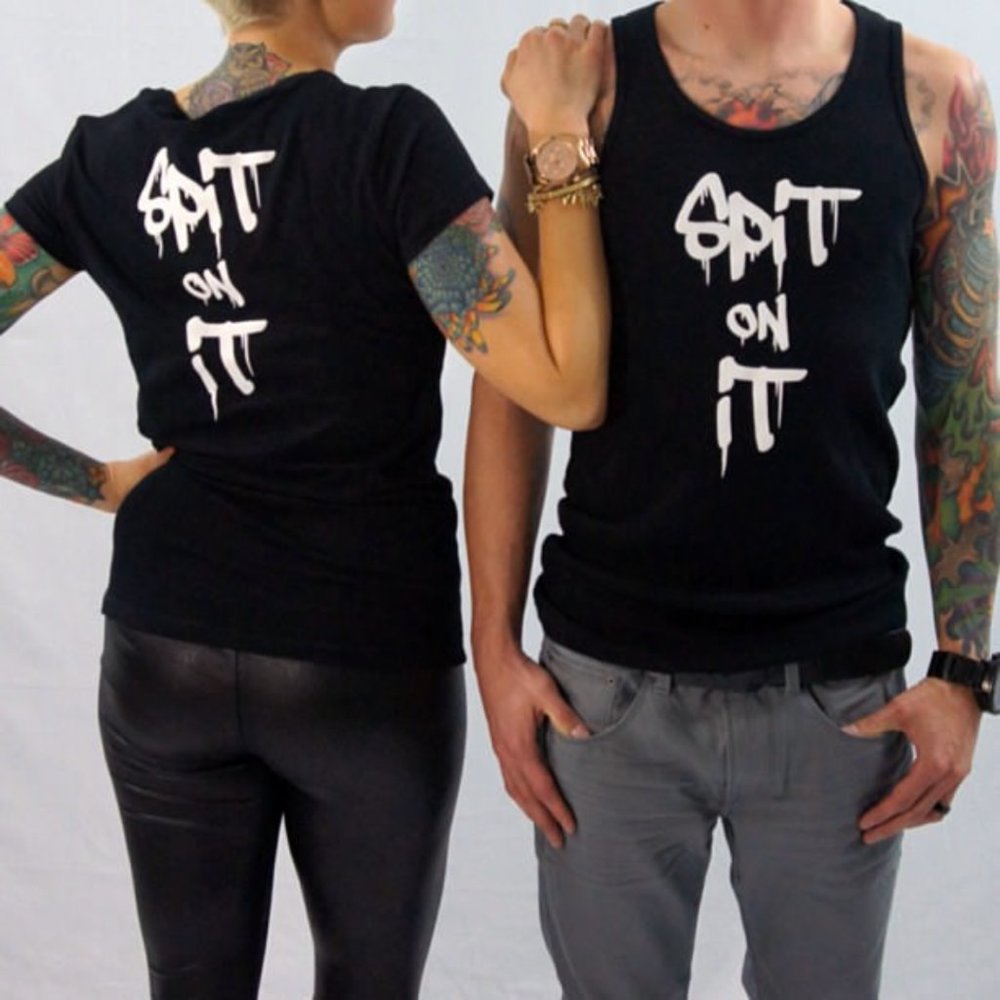 Original Gingers Do It Better Tank Spit On It Black Tank Front Print